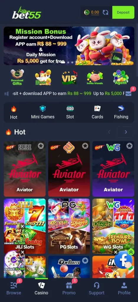 BET55-Game-Interface